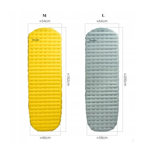 Qunature materac samopompujący żółty L 200x64x8cm xlarge-clean_d68b2c571af057c8.webp